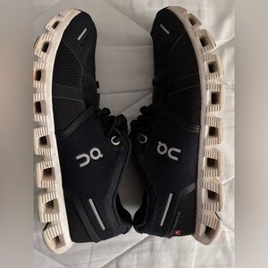 On Running Women’s Black and White Athletic Shoes